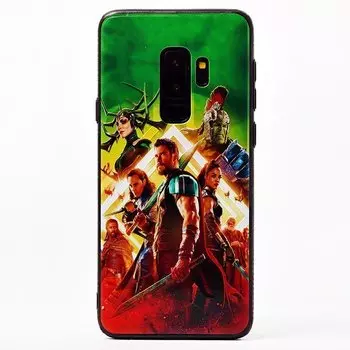 Чехол-накладка ORG PC034 для смартфона Samsung SM-G965 Galaxy S9 Plus, пластик, рисунок 002 (105896)