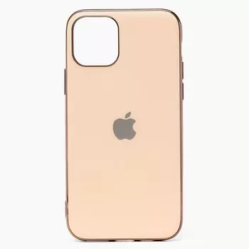 Чехол-накладка ORG SC154 матовый для смартфона Apple iPhone 11 Pro, силикон, золотистый (112936)