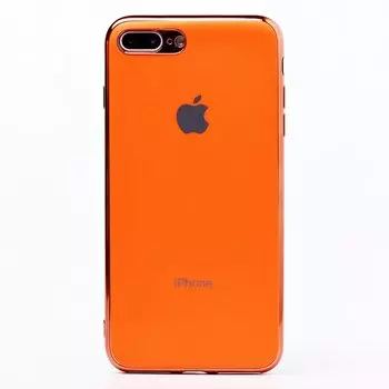 Чехол-накладка ORG SC154 матовый для смартфона Apple iPhone 7 Plus/8 Plus, силикон, оранжевый (112963)