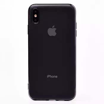 Чехол-накладка ORG SC154 матовый для смартфона Apple iPhone XS Max, силикон, черный (112996)