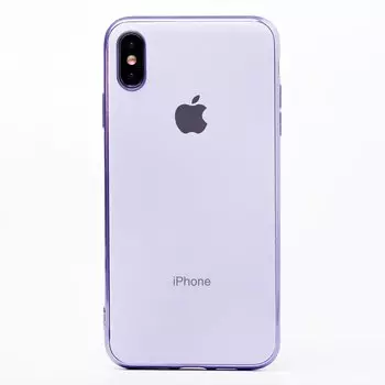 Чехол-накладка ORG SC154 матовый для смартфона Apple iPhone XS Max, силикон, фиолетовый (113002)