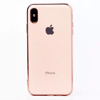 Чехол-накладка ORG SC154 матовый для смартфона Apple iPhone XS Max, силикон, розовый (113000)
