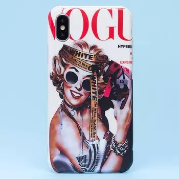 Чехол-накладка ORG SC156 для смартфона Apple iPhone X/Xs, силикон, рисунок 003 (106040)
