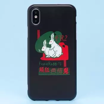 Чехол-накладка ORG SC156 для смартфона Apple iPhone X/XS, силикон, рисунок 004 (106041)