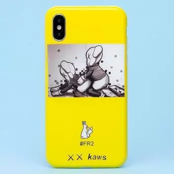 Чехол-накладка ORG SC156 для смартфона Apple iPhone X/Xs, силикон, рисунок 006 (106043)