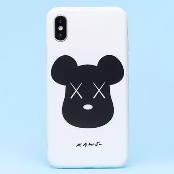 Чехол-накладка ORG SC156 для смартфона Apple iPhone X/Xs, силикон, рисунок 017 (106054)