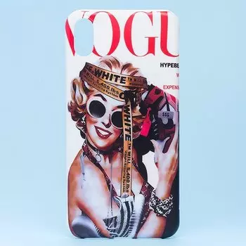 Чехол-накладка ORG SC156 для смартфона Apple iPhone XS Max, силикон, рисунок 003 (106392)