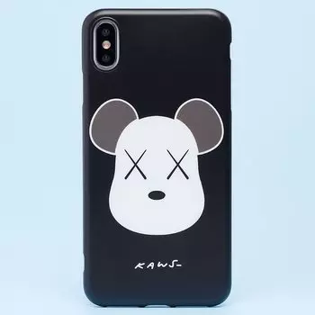 Чехол-накладка ORG SC156 для смартфона Apple iPhone XS Max, силикон, рисунок 018 (106407)