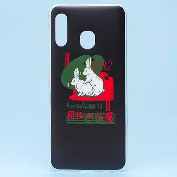 Чехол-накладка ORG SC156 для смартфона Samsung SM-A205/SM-A305 Galaxy A20/Galaxy A30, силикон, рисунок 004 (106180)