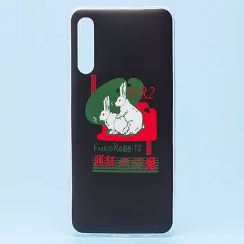 Чехол-накладка ORG SC156 для смартфона Samsung SM-A505 Galaxy A50, силикон, рисунок 004 (106230)