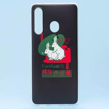 Чехол-накладка ORG SC156 для смартфона Samsung SM-A606 Galaxy A60, силикон, рисунок 004 (106255)