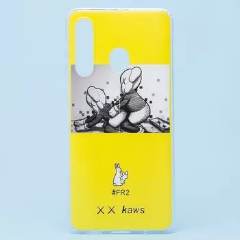 Чехол-накладка ORG SC156 для смартфона Samsung SM-A606 Galaxy A60, силикон, рисунок 006 (106257)