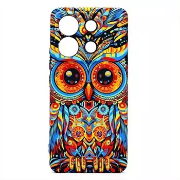 Чехол-накладка Luxo Creative для смартфона Xiaomi Redmi Note 13 Pro 5G, силикон, разноцветный 117 (229720)