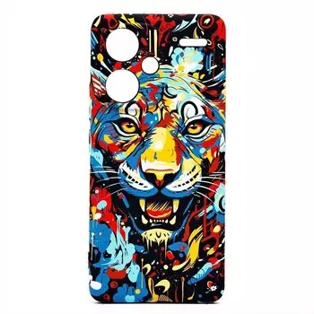 Чехол-накладка Luxo Creative для смартфона Xiaomi Redmi Note 13 Pro+, силикон, разноцветный 113 (229748)