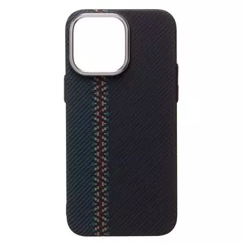 Чехол-накладка Luxo Creative PC для смартфона Apple iPhone 14 Pro Max, TPU, черный/синий 120 (230964)