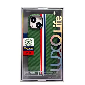 Чехол-накладка Luxo Creative PC для смартфона Apple iPhone 15, TPU, зеленый 131 (235846)