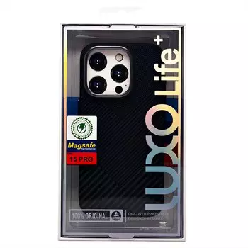 Чехол-накладка Luxo Creative PC для смартфона Apple iPhone 15 Pro, TPU, черный 124 (235850)