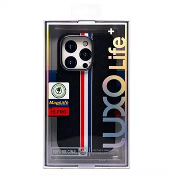 Чехол-накладка Luxo Creative PC для смартфона Apple iPhone 15 Pro, TPU, черный 129 (235855)