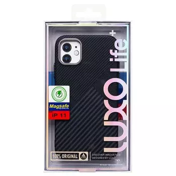 Чехол-накладка Luxo Creative PC для смартфона Apple iPhone 11, TPU, черный 122 (235887)