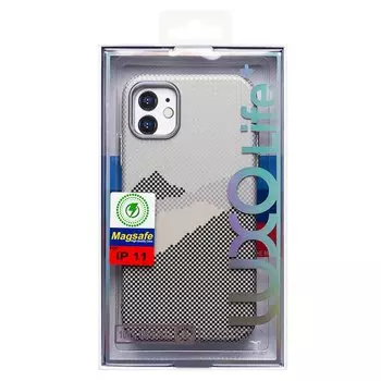 Чехол-накладка Luxo Creative PC для смартфона Apple iPhone 11, TPU, серый 125 (235890)