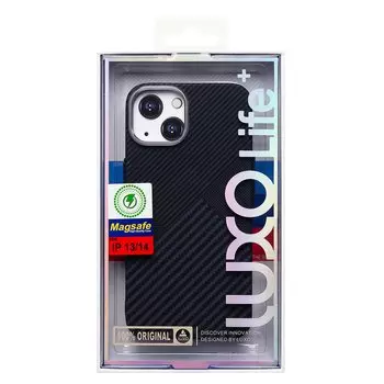 Чехол-накладка Luxo Creative PC для смартфона Apple iPhone 13/iPhone 14, TPU, черный 122 (235874)