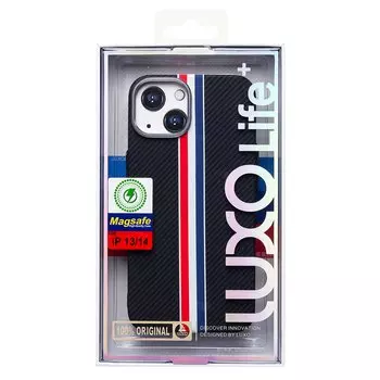 Чехол-накладка Luxo Creative PC для смартфона Apple iPhone 13/iPhone 14, TPU, черный 129 (235881)