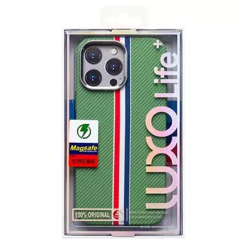 Чехол-накладка Luxo Creative PC для смартфона Apple iPhone 16 Pro Max, TPU, зеленый 131 (235623)