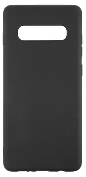 Чехол-накладка mObility для смартфона Samsung Galaxy S10 Plus, пластик, черный