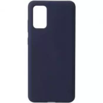 Чехол-накладка mObility софт тач для смартфона Samsung Galaxy A41, силикон, синий (УТ000020620)