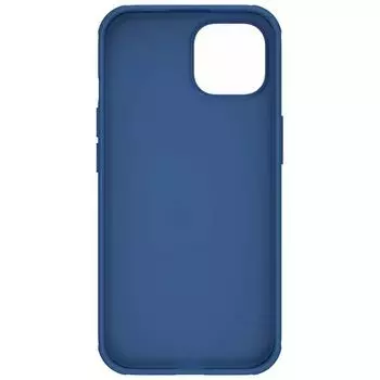 Чехол-накладка Nillkin Super Frosted Shield Pro для смартфона Apple iPhone 15, пластик, силикон, синий (4020234)
