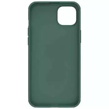 Чехол-накладка Nillkin Super Frosted Shield Pro для смартфона Apple iPhone 15 Plus, пластик, силикон, темно-зеленый (4020244)