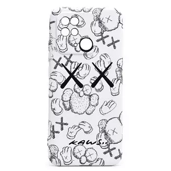 Чехол-накладка Luxo Creative для смартфона Xiaomi Redmi 10C, силикон, белый 090 (226060)