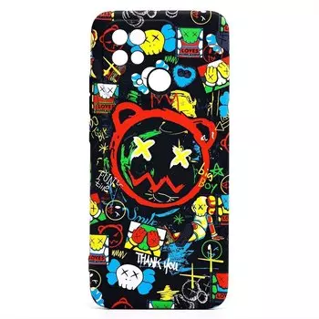 Чехол-накладка Luxo Creative для смартфона Xiaomi Redmi 10C, силикон, черный 105 (226075)