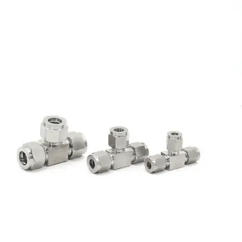 Тройник из нержавеющей стали 304 для труб 3-4-6-8-10-12 мм