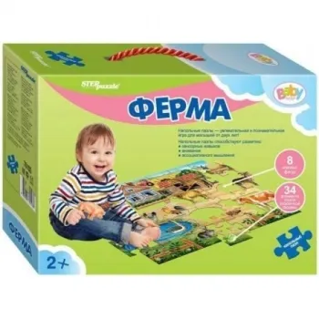 Напольный пазл Step Puzzle "Ферма" 70103