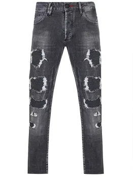 Джинсы Slim Fit хлопковые PHILIPP PLEIN