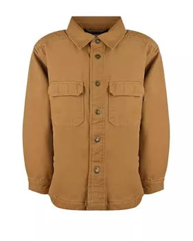 Утепленная куртка-рубашка Henley Sandstone Molo детская