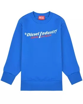Свитшот синего цвета Diesel