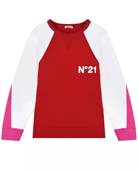 Свитшот в стиле color block No. 21 детский