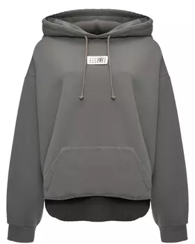 Толстовка-худи с лого MM6 Maison Margiela