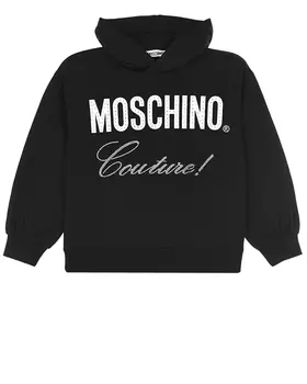 Толстовка-худи с принтом "Moschino Couture!" детская