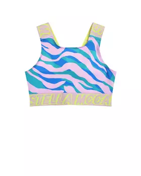 Топ спортивный со сплошным принтом Stella McCartney