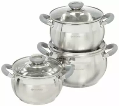 Набор посуды Daniks SD-6N (2/2,9/4л)