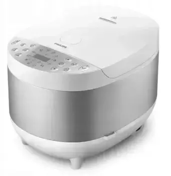 Мультиварка Philips HD4713/40 белый/серебристый