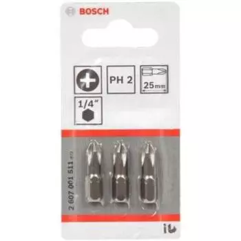 Набор бит Bosch Extra-Hart 3 пр. (2607001511)