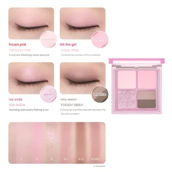 Палетка теней CLUB CLIO PERIPERA Ink Pocket (7 вариантов) 01 Fancy Spring Sunshine