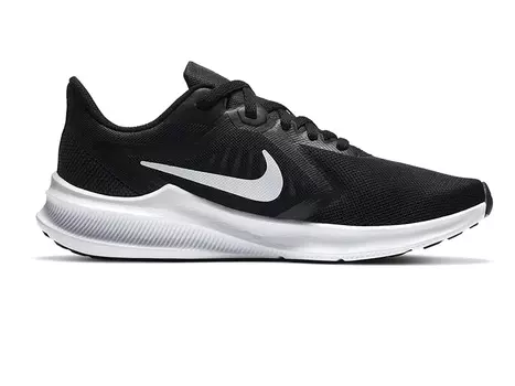 Кроссовки женские Nike Downshifter 10 (black/white-dark grey-mtlc platinum, 8,5, CI9984-001)