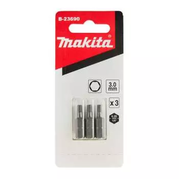 Набор бит Makita HEX3х25мм 3шт (B-23690)
