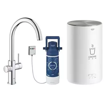 Смеситель для кухни Grohe Red Duo New 30083DC1 с водонагревателем