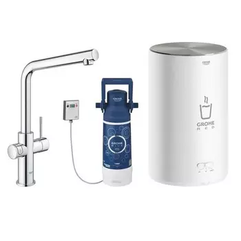 Смеситель для кухни Grohe Red Duo New 30327001 с водонагревателем